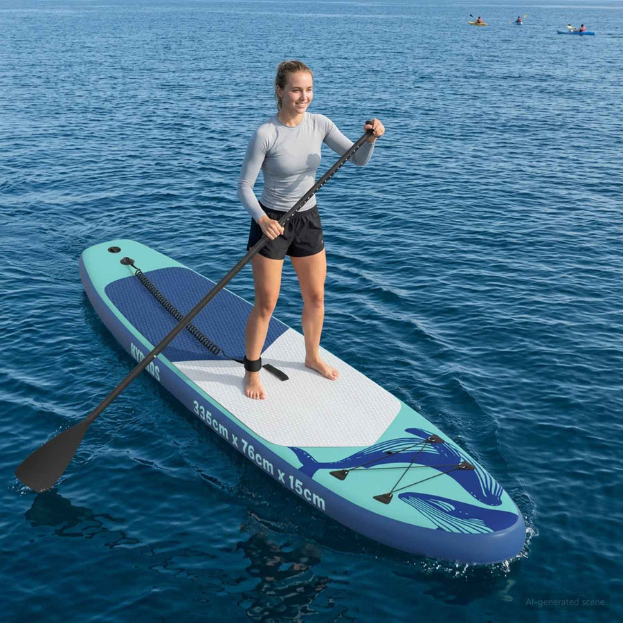 Opblaasbaar Stand Up Paddle Board HYDROS 335 x 76 x 15 cm voor
