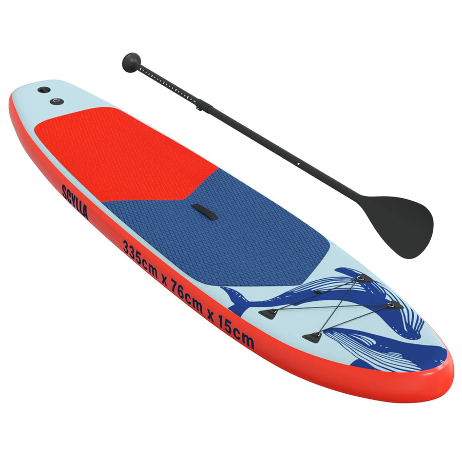 Opblaasbare Stand Up Paddle Board SCYLLA 335 x 76 x 15 cm Blauw