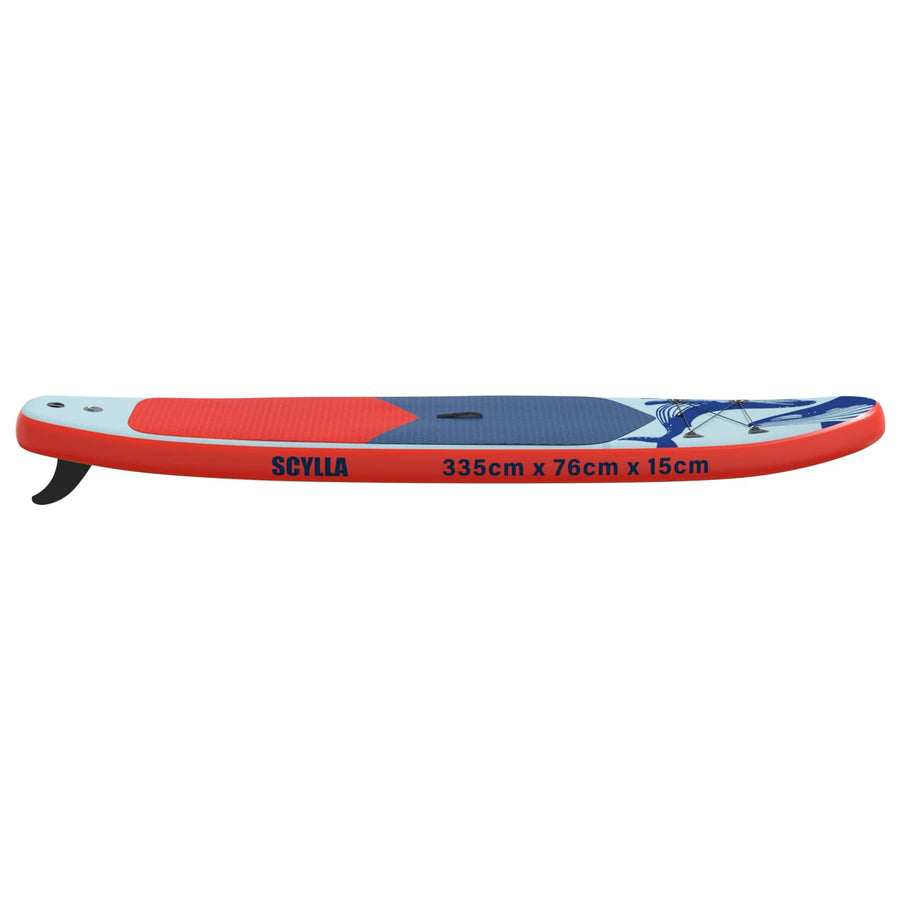 Opblaasbare Stand Up Paddle Board SCYLLA 335 x 76 x 15 cm Blauw