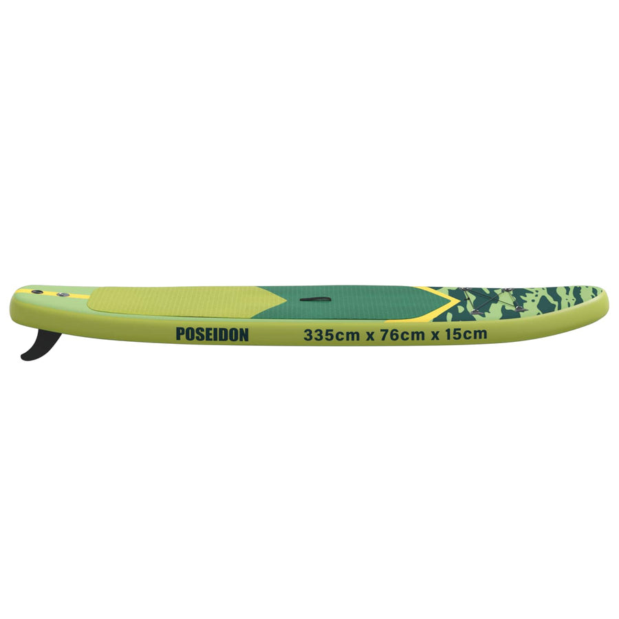 Opblaasbaar Stand Up Paddle Board POSEIDON Groen PVC