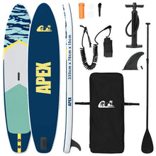 Opblaasbare Stand Up Paddle Board APEX 335 x 76 x 15 cm Blauw