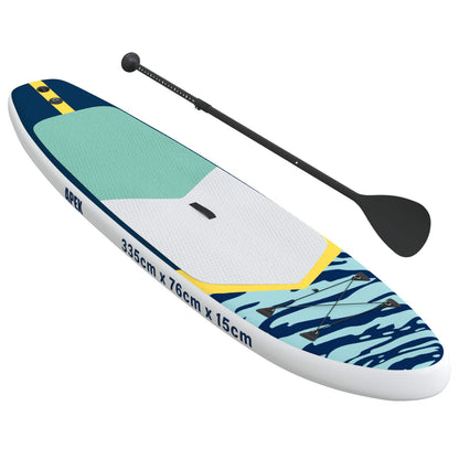 Opblaasbare Stand Up Paddle Board APEX 335 x 76 x 15 cm Blauw