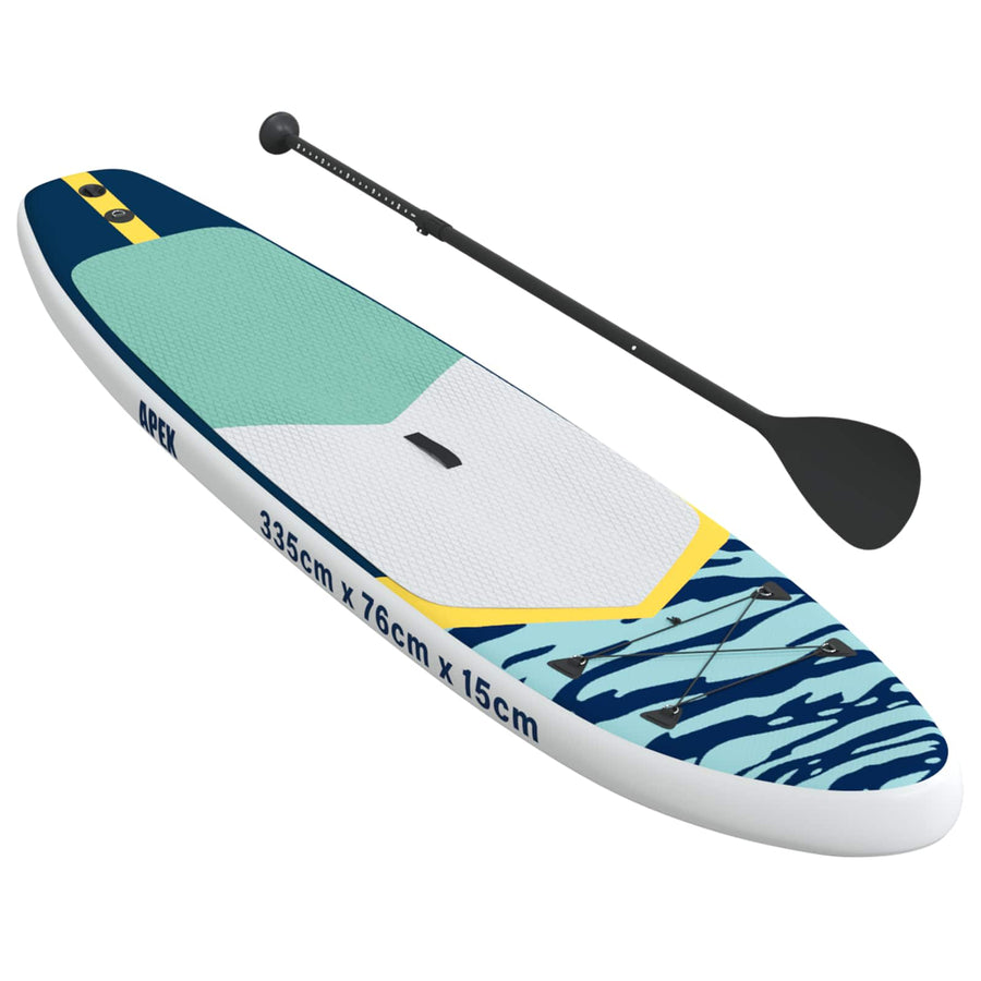 Opblaasbare Stand Up Paddle Board APEX 335 x 76 x 15 cm Blauw
