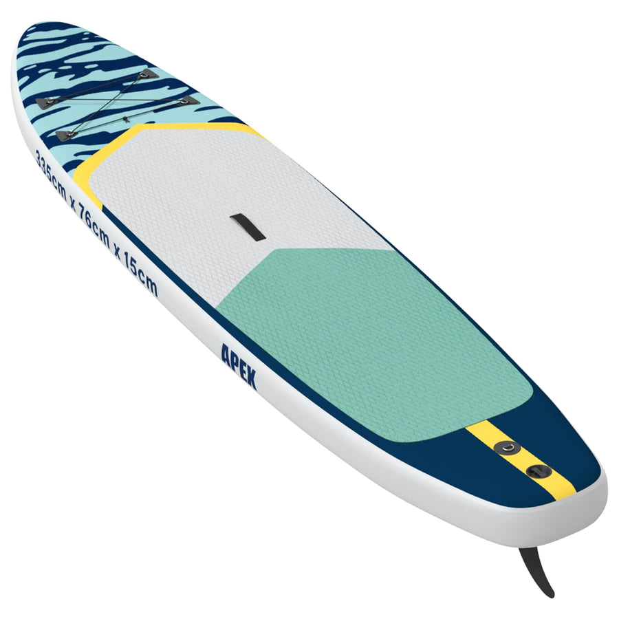 Opblaasbare Stand Up Paddle Board APEX 335 x 76 x 15 cm Blauw