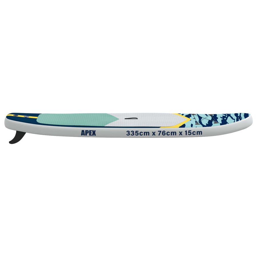 Opblaasbare Stand Up Paddle Board APEX 335 x 76 x 15 cm Blauw