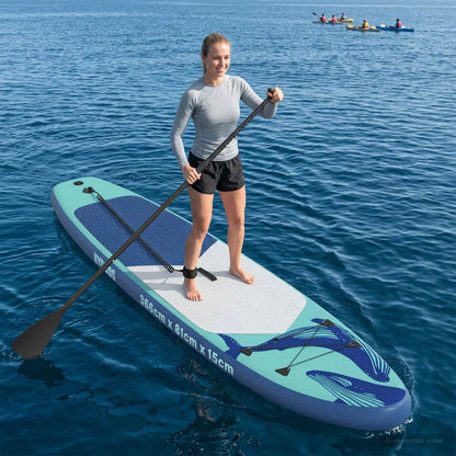 Opblaasbaar Stand Up Paddle Board HYDROS 366 x 81 x 15 cm voor