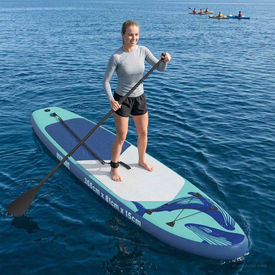Opblaasbaar Stand Up Paddle Board HYDROS 366 x 81 x 15 cm voor