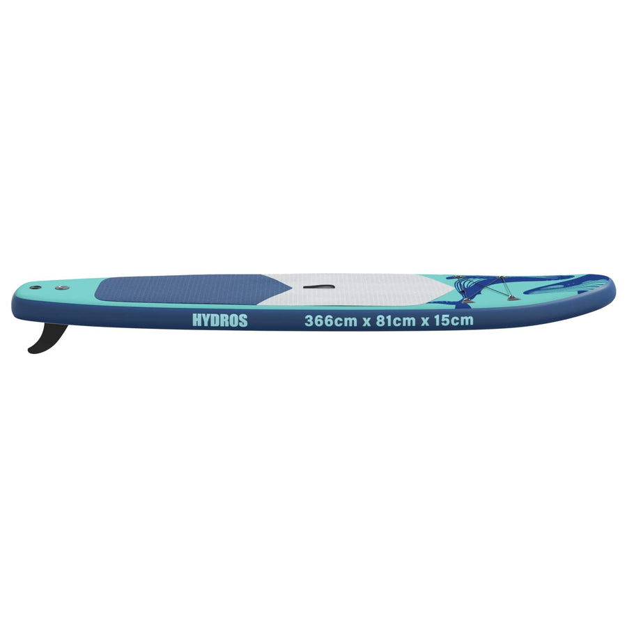 Opblaasbaar Stand Up Paddle Board HYDROS 366 x 81 x 15 cm voor