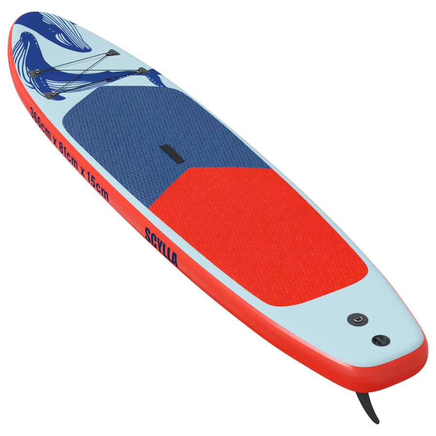 Opblaasbaar Stand Up Paddle Board SCYLLA 366 x 81 x 15 cm Blauw