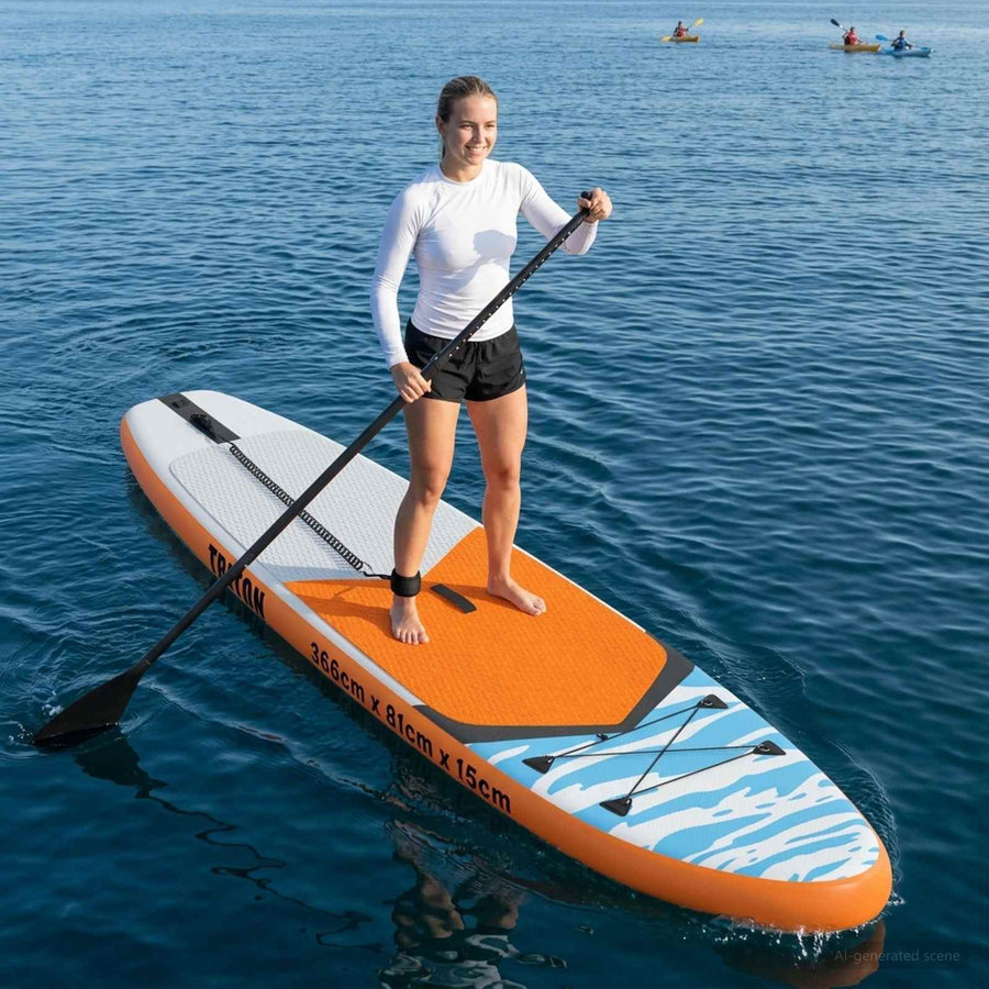 Opblaasbaar Stand Up Paddle Board TRITON 366 x 81 x 15 cm Blauw