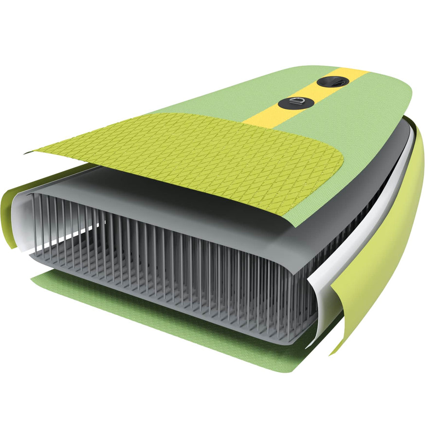 SUP Board met zitplaats 2-in-1 POSEIDON 305 x 76 x 15 cm Groen