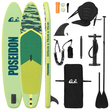 SUP Board met zitplaats 2-in-1 POSEIDON 305 x 76 x 15 cm Groen