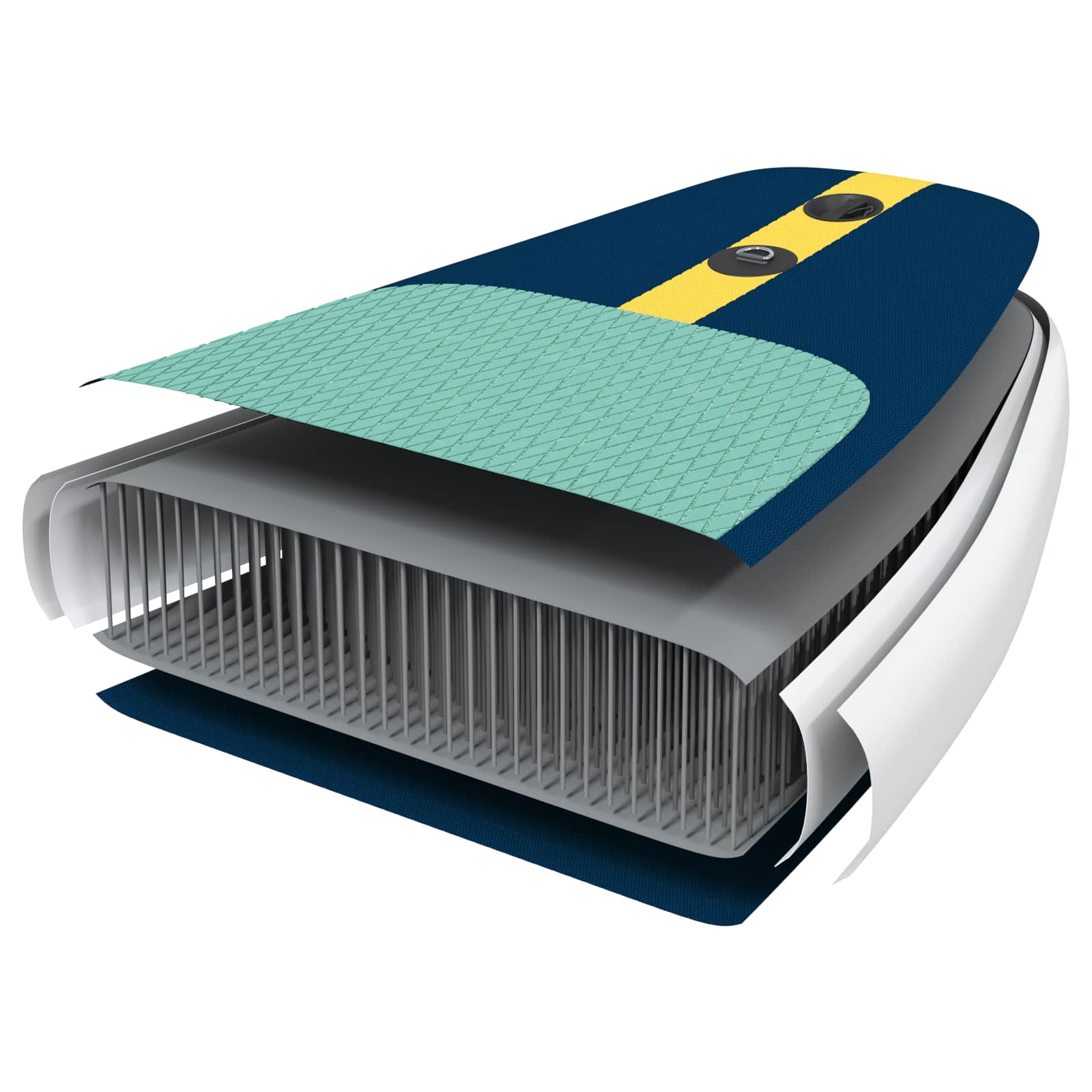 SUP Board met zitplaats 2-in-1 APEX 335 x 76 x 15 cm Blauw voor