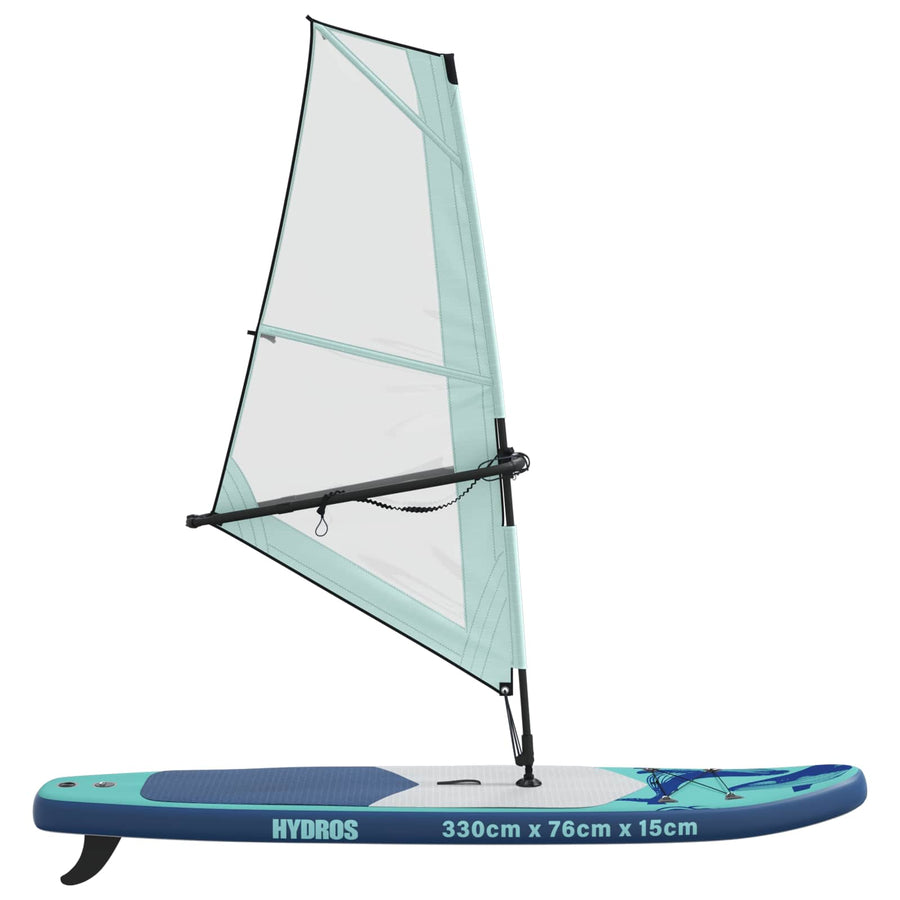Opblaasbaar SUP Board met Zeil HYDROS 330 x 76 x 15 cm voor