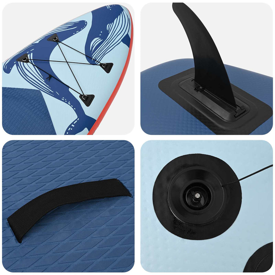 Opblaasbaar SUP Board met Zeil SCYLLA 330 x 76 x 15 cm Blauw