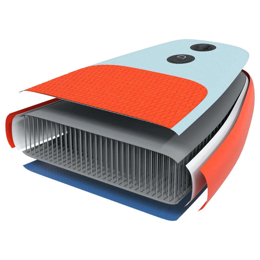 Opblaasbaar SUP Board met Zeil SCYLLA 330 x 76 x 15 cm Blauw
