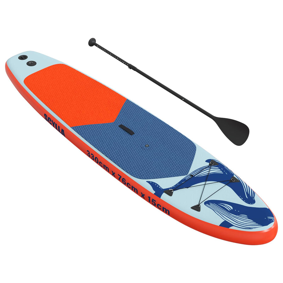 Opblaasbaar SUP Board met Zeil SCYLLA 330 x 76 x 15 cm Blauw