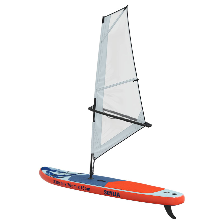 Opblaasbaar SUP Board met Zeil SCYLLA 330 x 76 x 15 cm Blauw