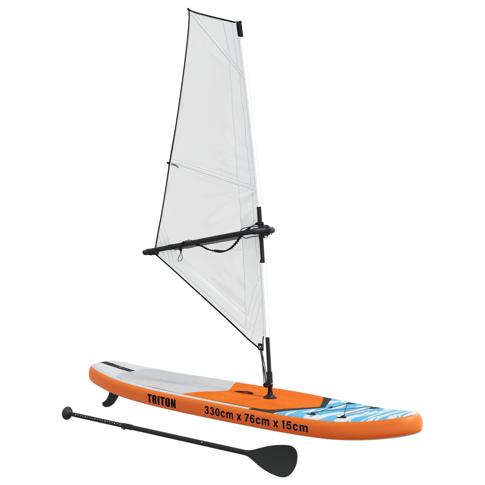 Opblaasbaar SUP Board met Zeil TRITON 330 x 76 x 15 cm Blauw