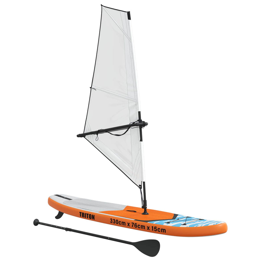 Opblaasbaar SUP Board met Zeil TRITON 330 x 76 x 15 cm Blauw