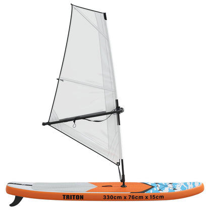 Opblaasbaar SUP Board met Zeil TRITON 330 x 76 x 15 cm Blauw