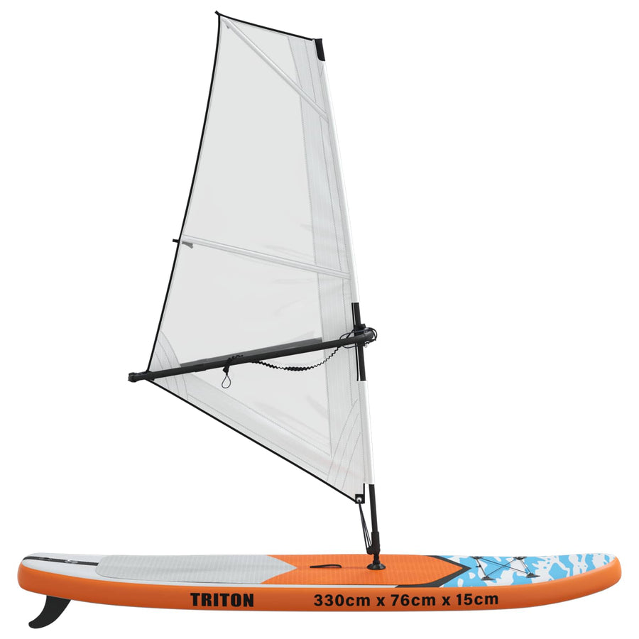Opblaasbaar SUP Board met Zeil TRITON 330 x 76 x 15 cm Blauw