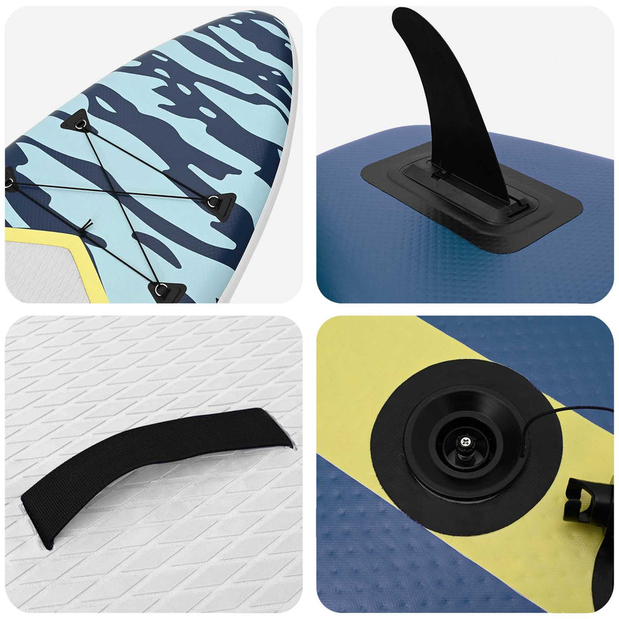Opblaasbaar SUP Board met Zeil APEX 330 x 76 x 15 cm Blauw voor