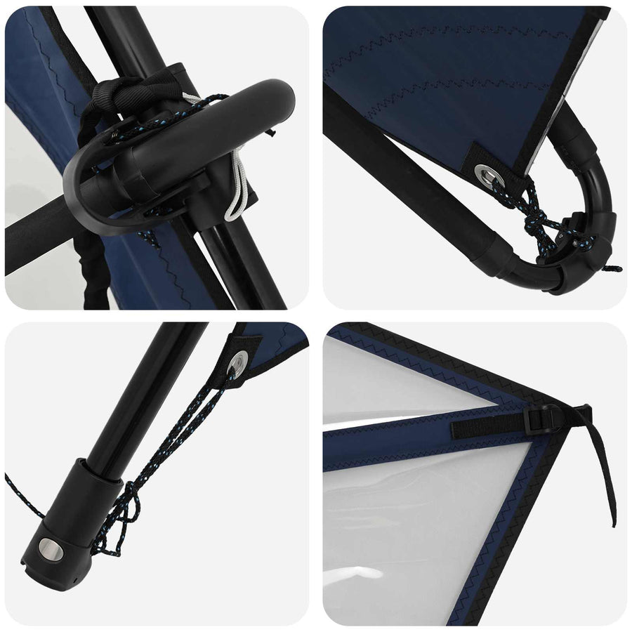 Opblaasbaar SUP Board met Zeil APEX 330 x 76 x 15 cm Blauw voor