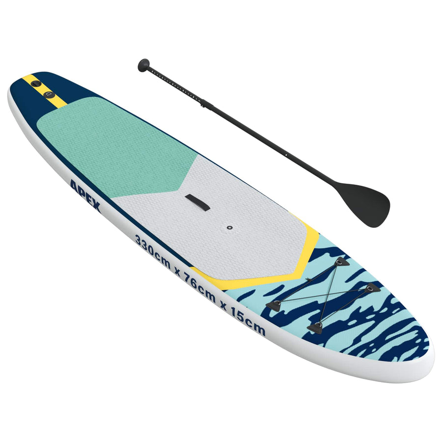 Opblaasbaar SUP Board met Zeil APEX 330 x 76 x 15 cm Blauw voor