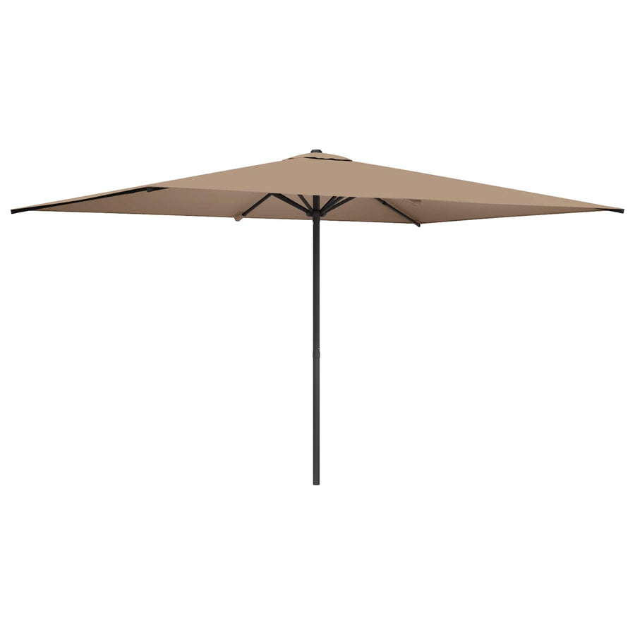 Tuinparasol 200 x 300 cm Polyester Rechthoekig Taupe