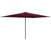 Tuinparasol 200 x 300 cm bordeaux rood polyester