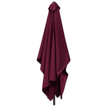 Tuinparasol 200 x 300 cm Polyester Rechthoekig Bordeaux Rood