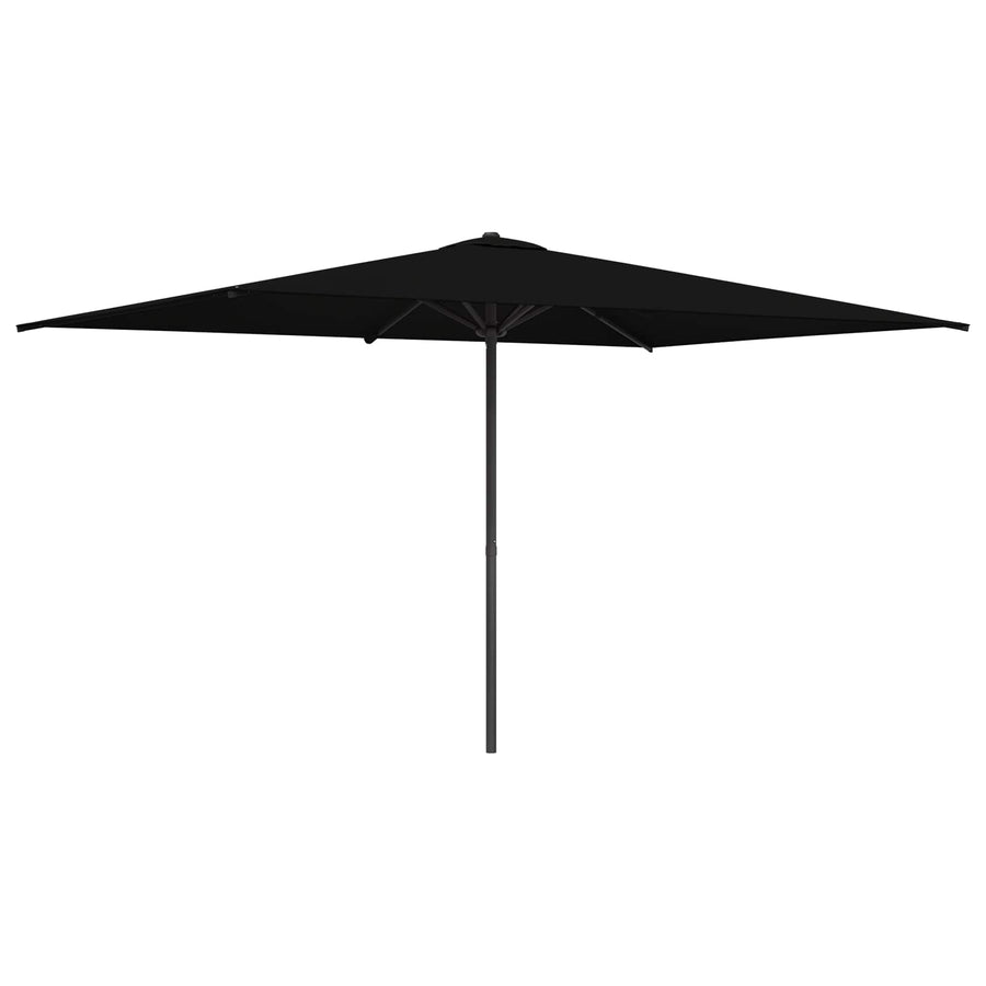 Tuinparasol 200 x 300 cm Polyester Rechthoekig Zwart