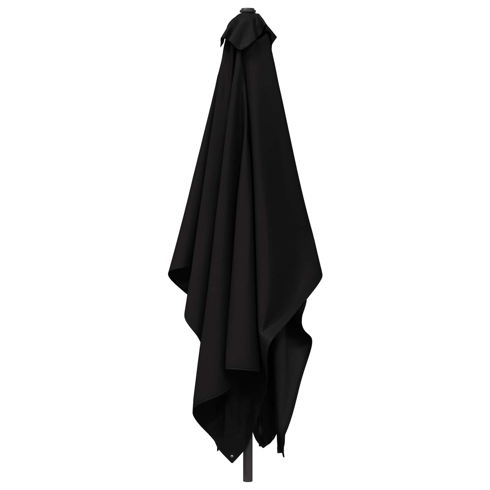 Tuinparasol 200 x 300 cm Polyester Rechthoekig Zwart