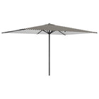 Tuinparasol 200 x 300 cm rechthoekig zwart wit