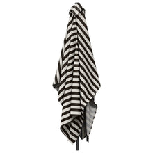 Tuinparasol 200 x 300 cm Polyester Rechthoekig Zwart en Wit