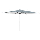 Tuinparasol 200 x 300 cm rechthoekig blauw wit