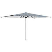 Tuinparasol 200 x 300 cm rechthoekig blauw wit