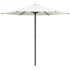 Tuinparasol 226x226x223 cm crèmekleurig rechthoekig