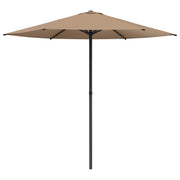Tuinparasol 226x226x223 cm rechthoekig taupe