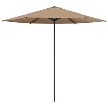 Tuinparasol 230 x 230 cm Polyester Rechthoekig Taupe