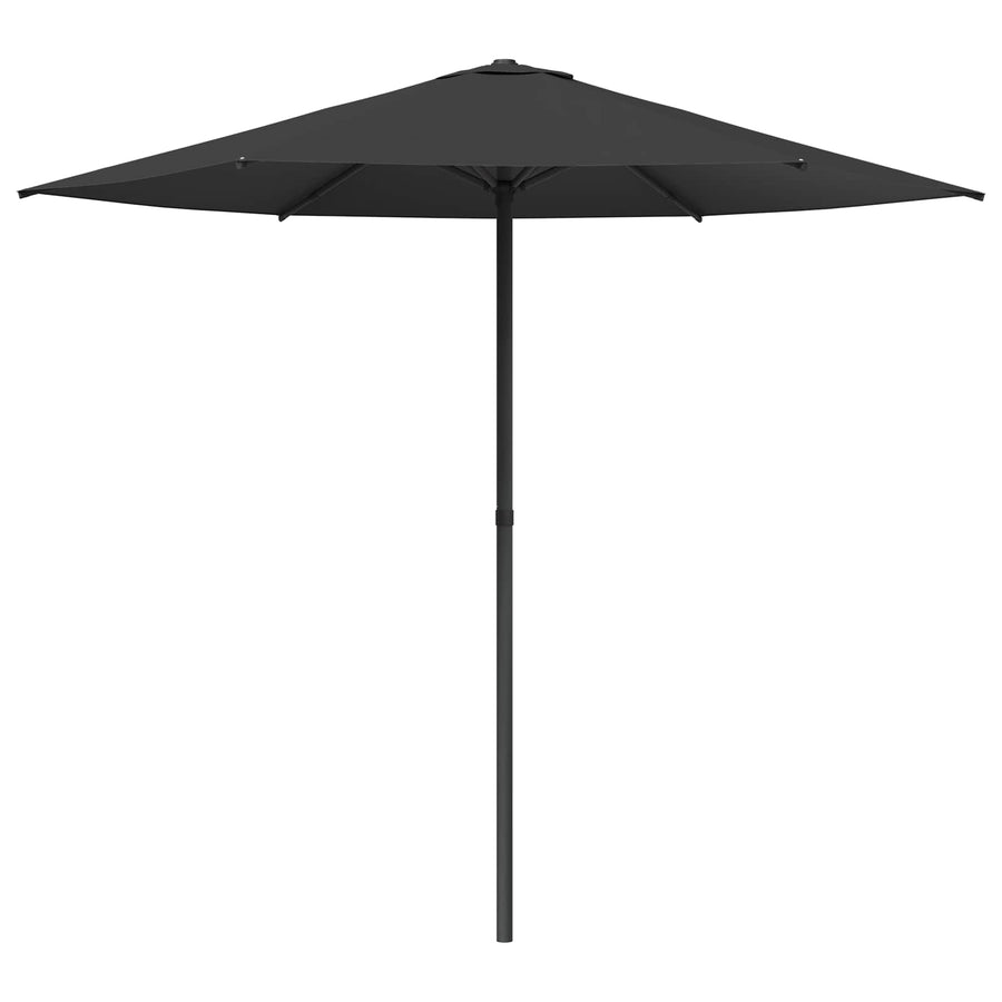 Tuinparasol 230 x 230 cm Polyester Rechthoekig Antracietkleurig