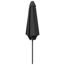 Tuinparasol 230 x 230 cm Polyester Rechthoekig Antracietkleurig