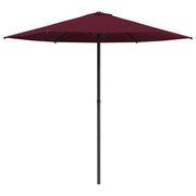 Tuinparasol 226x226x223 cm polyester bordeaux rood