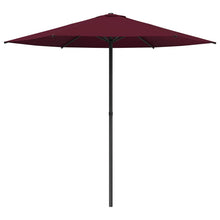 Tuinparasol 230 x 230 cm Polyester Rechthoekig Bordeaux Rood