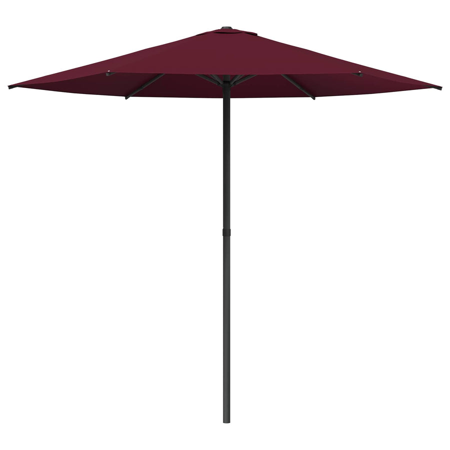 Tuinparasol 230 x 230 cm Polyester Rechthoekig Bordeaux Rood