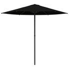 Tuinparasol rechthoek 226x226x223 cm zwart
