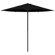 Tuinparasol 230 x 230 cm Polyester Rechthoekig Zwart