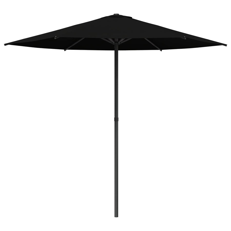 Tuinparasol 230 x 230 cm Polyester Rechthoekig Zwart