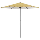 Tuinparasol 230x230 cm geel wit polyester